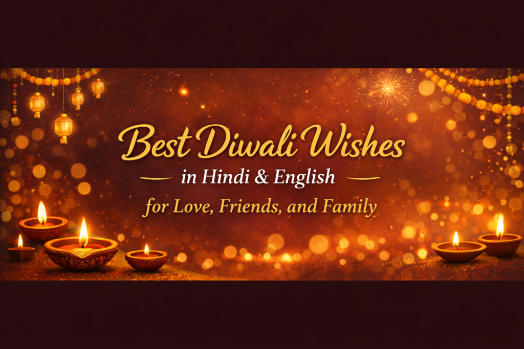 Best Diwali Wishes in Hindi & English for Love, Friends, and Family