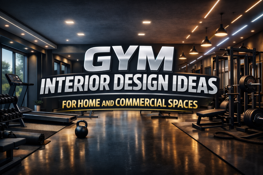 Gym Interior Design Ideas for Home and Commercial Spaces