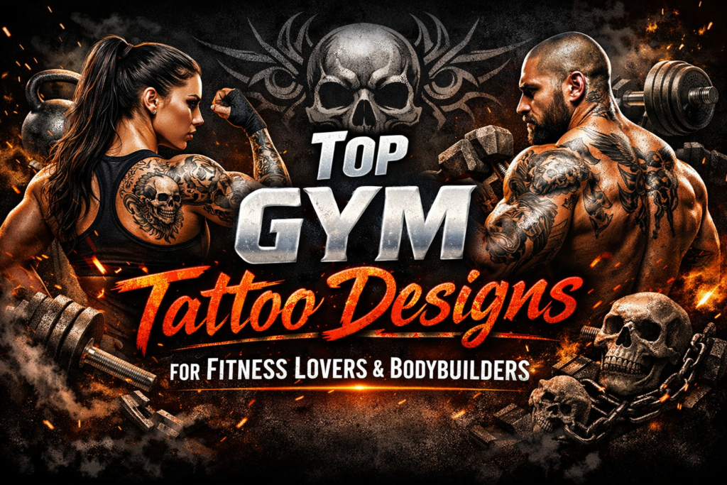 Top Gym Tattoo Designs for Fitness Lovers & Bodybuilders
