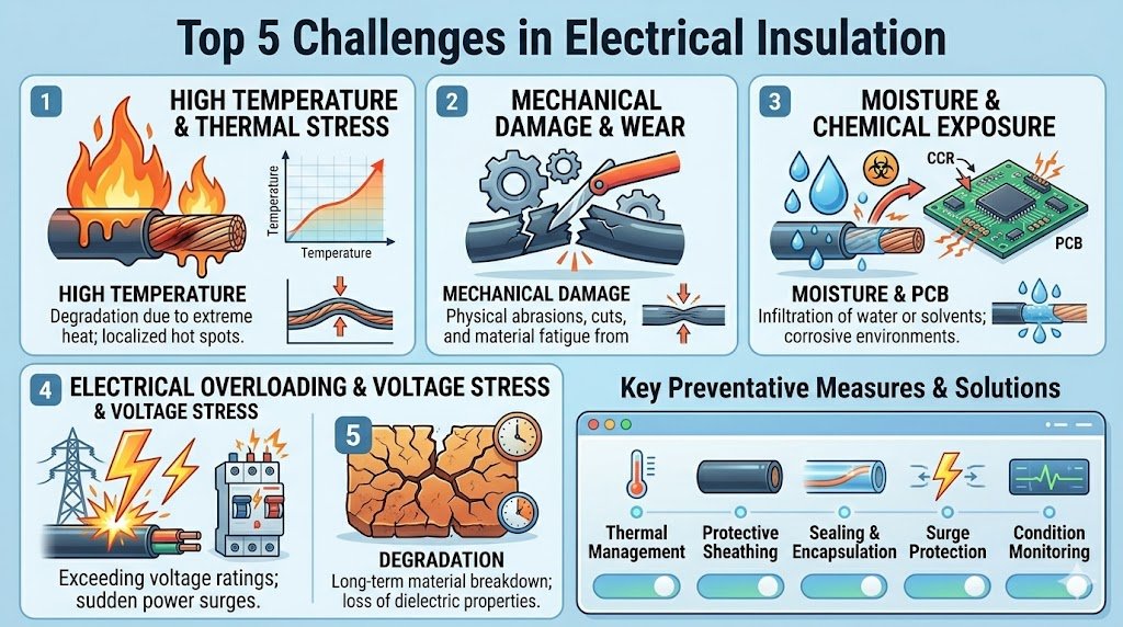 Top 5 Challenges in Electrical Insulation