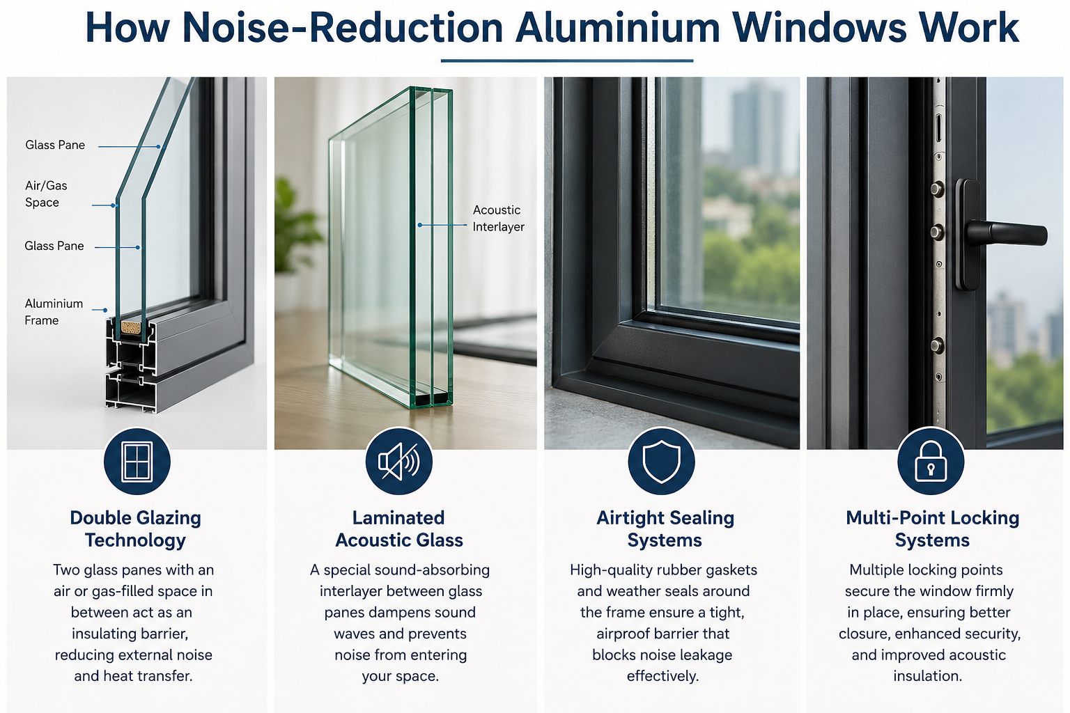 How Noise-Reduction Aluminium Windows Work