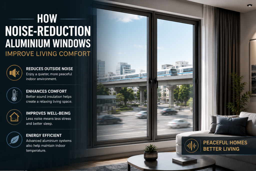 How Noise-Reduction Aluminium Windows Improve Living Comfort