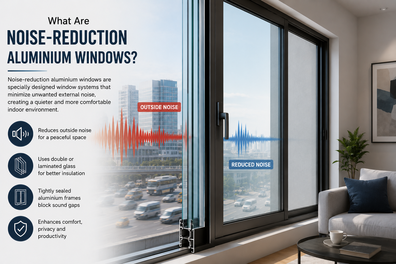 What Are Noise-Reduction Aluminium Windows?