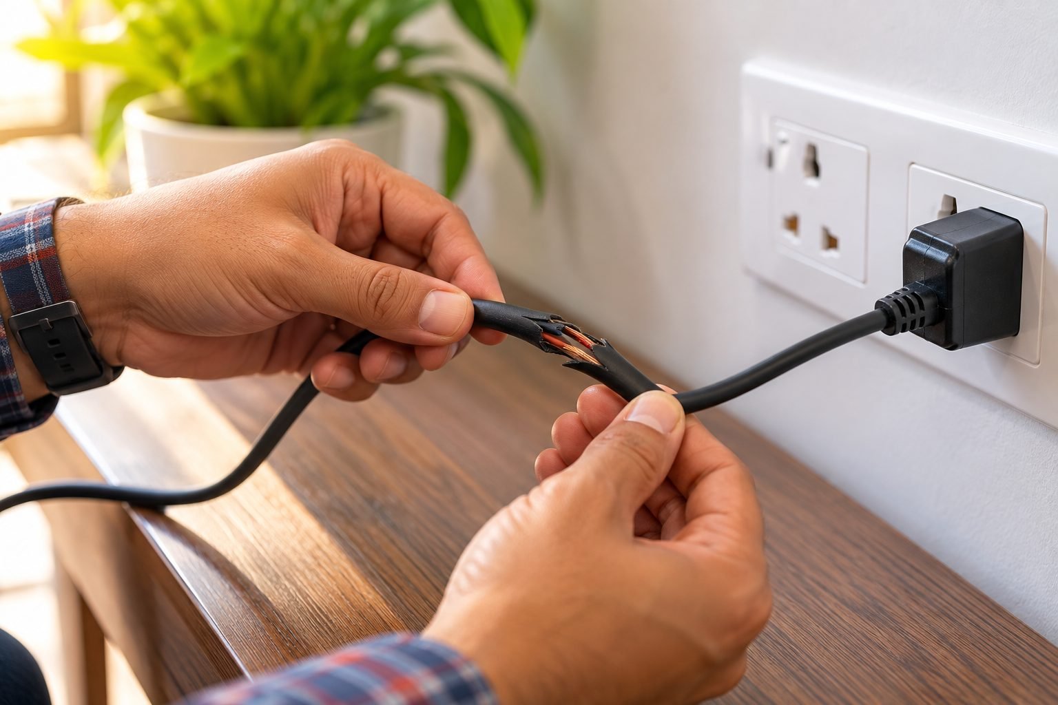Check Cables for Visible Damage